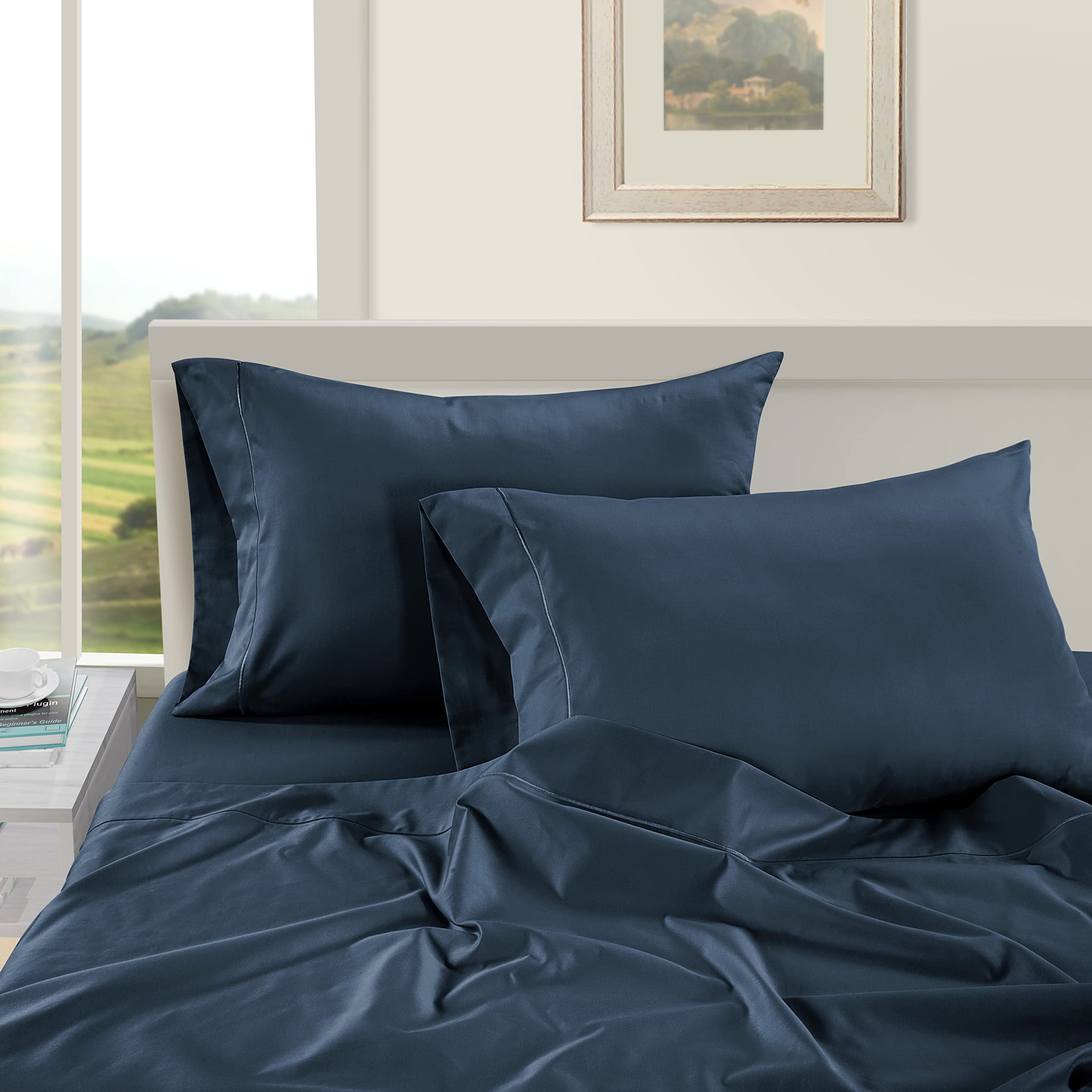 Foto 4 pulgar | Fundas De Almohada Lane Linen King, 100% Algodón Egipcio, X2 - Venta Internacional.