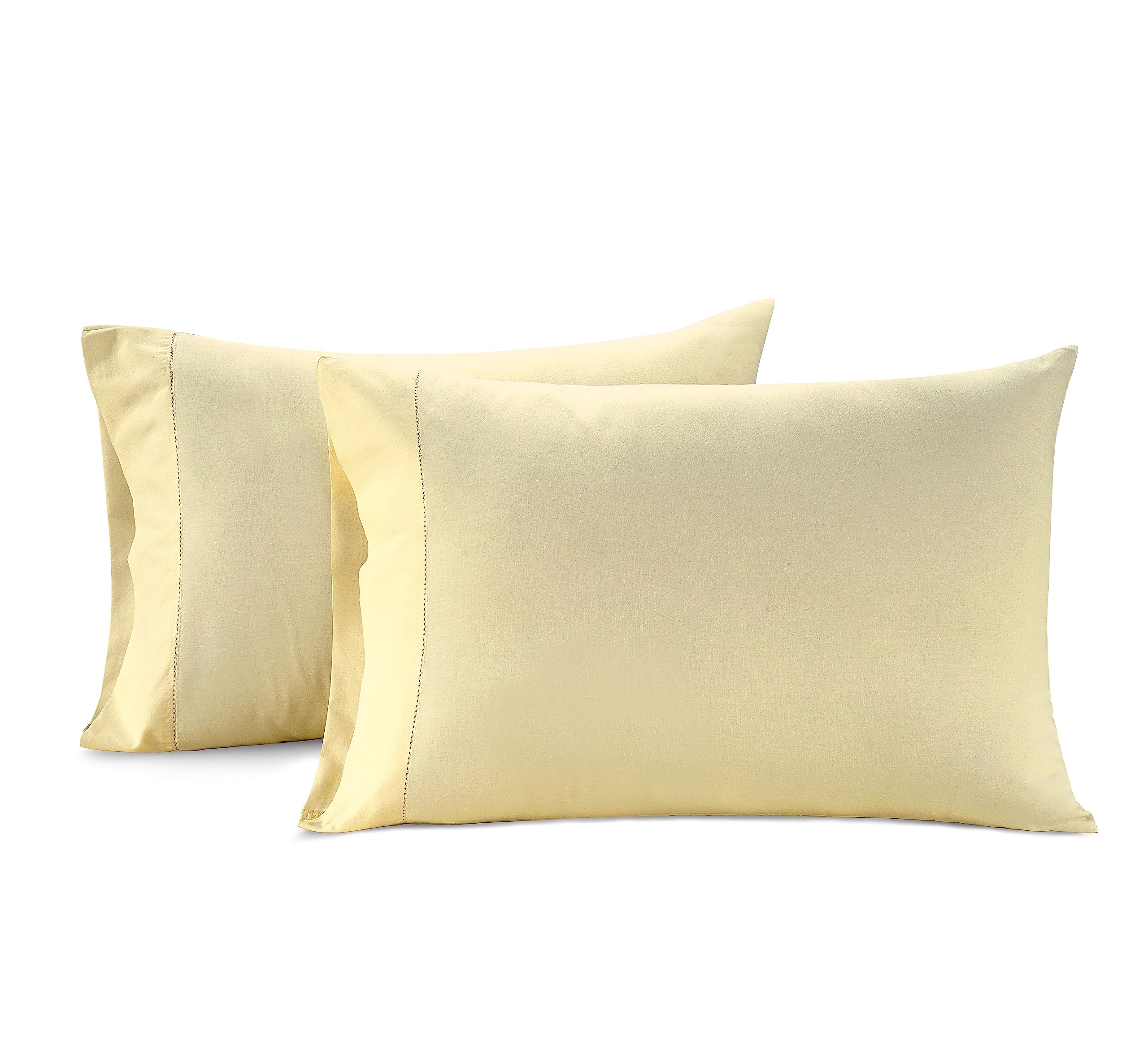 Fundas De Almohada Lane Linen, 100% Algodón Orgánico, Tamaño King X2 - Venta Internacional.