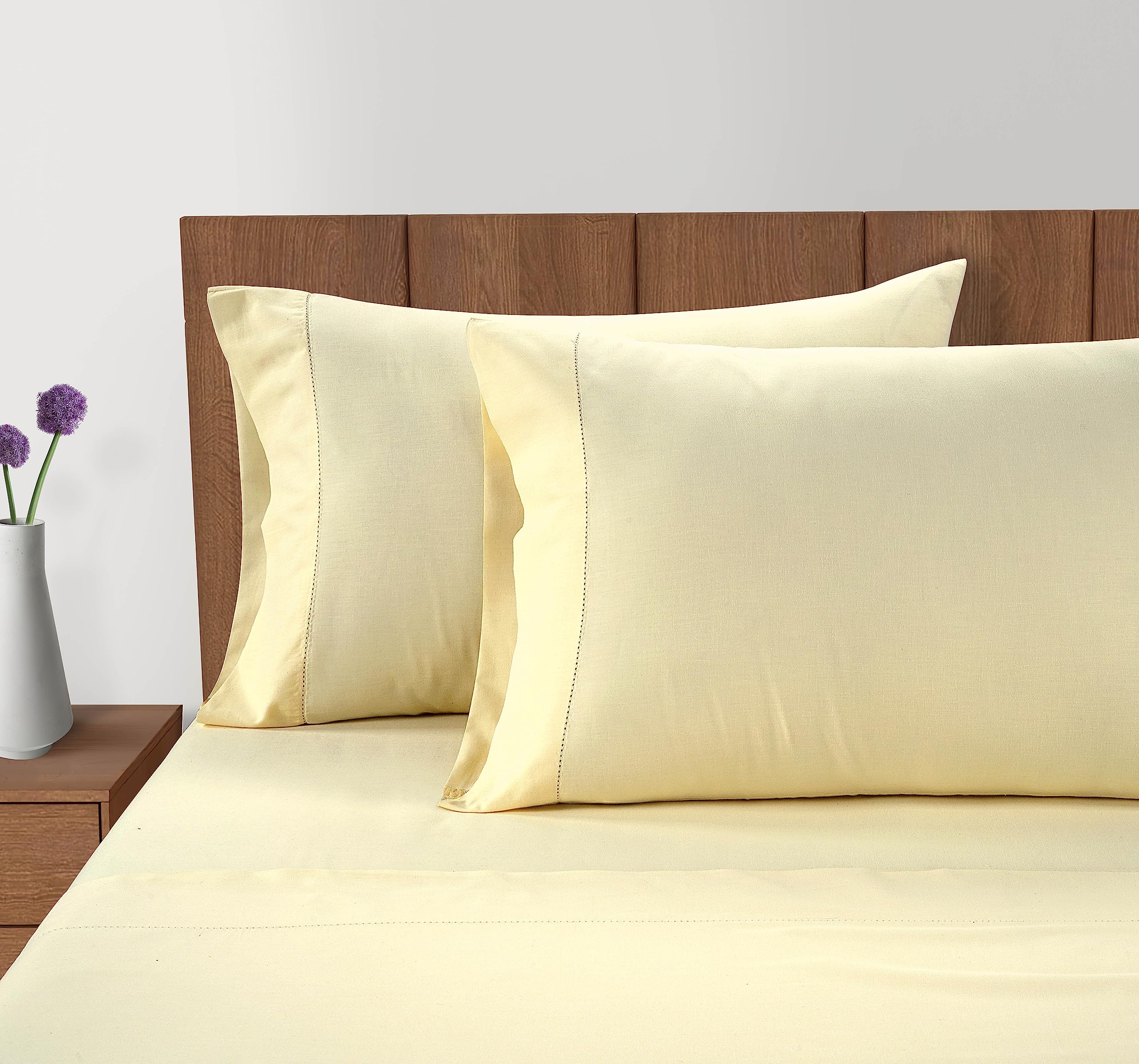 Foto 4 pulgar | Fundas De Almohada Lane Linen, 100% Algodón Orgánico, Tamaño King X2 - Venta Internacional.