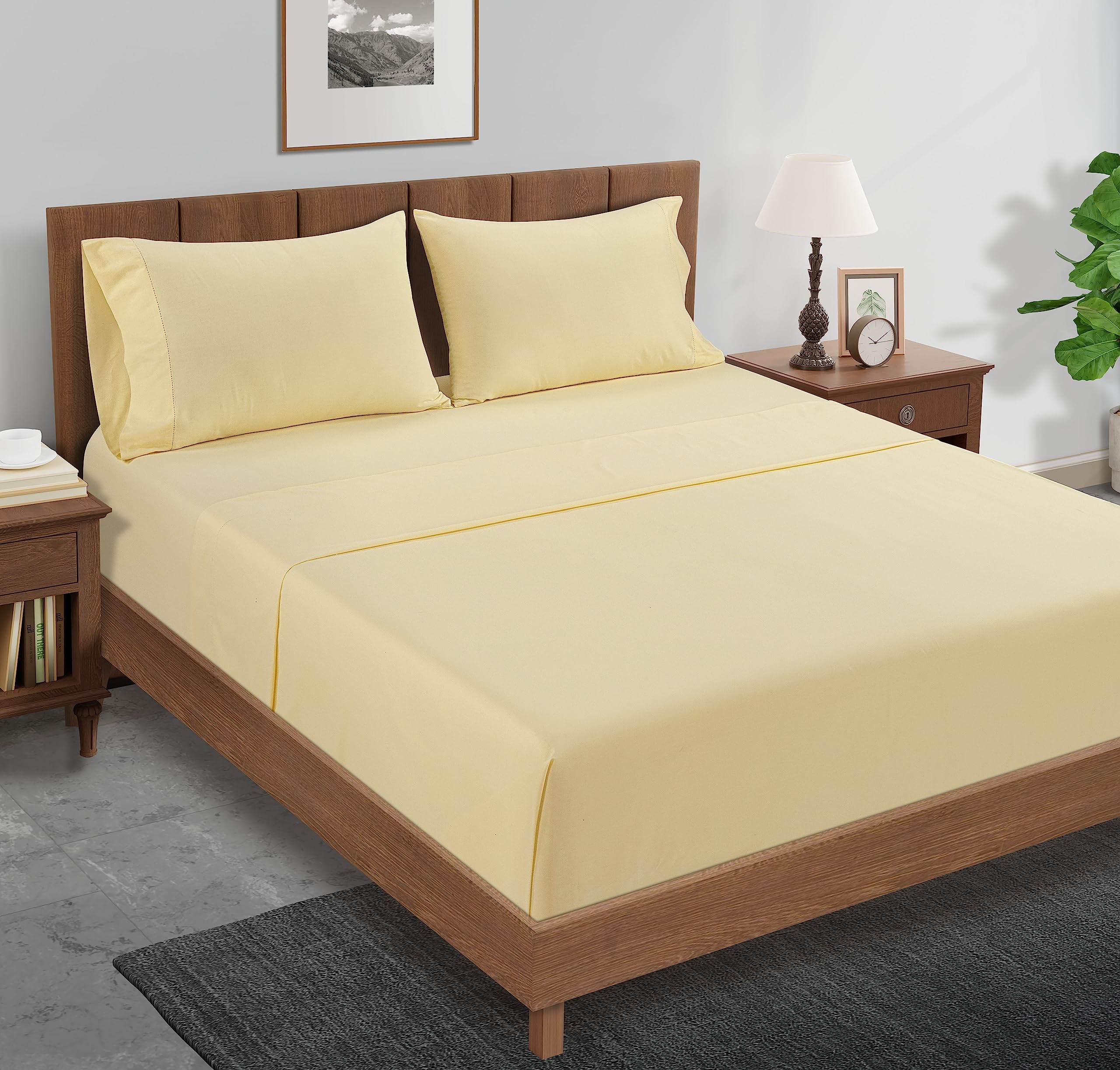 Foto 4 | Fundas De Almohada Lane Linen, 100% Algodón Orgánico, Tamaño King X2 - Venta Internacional.