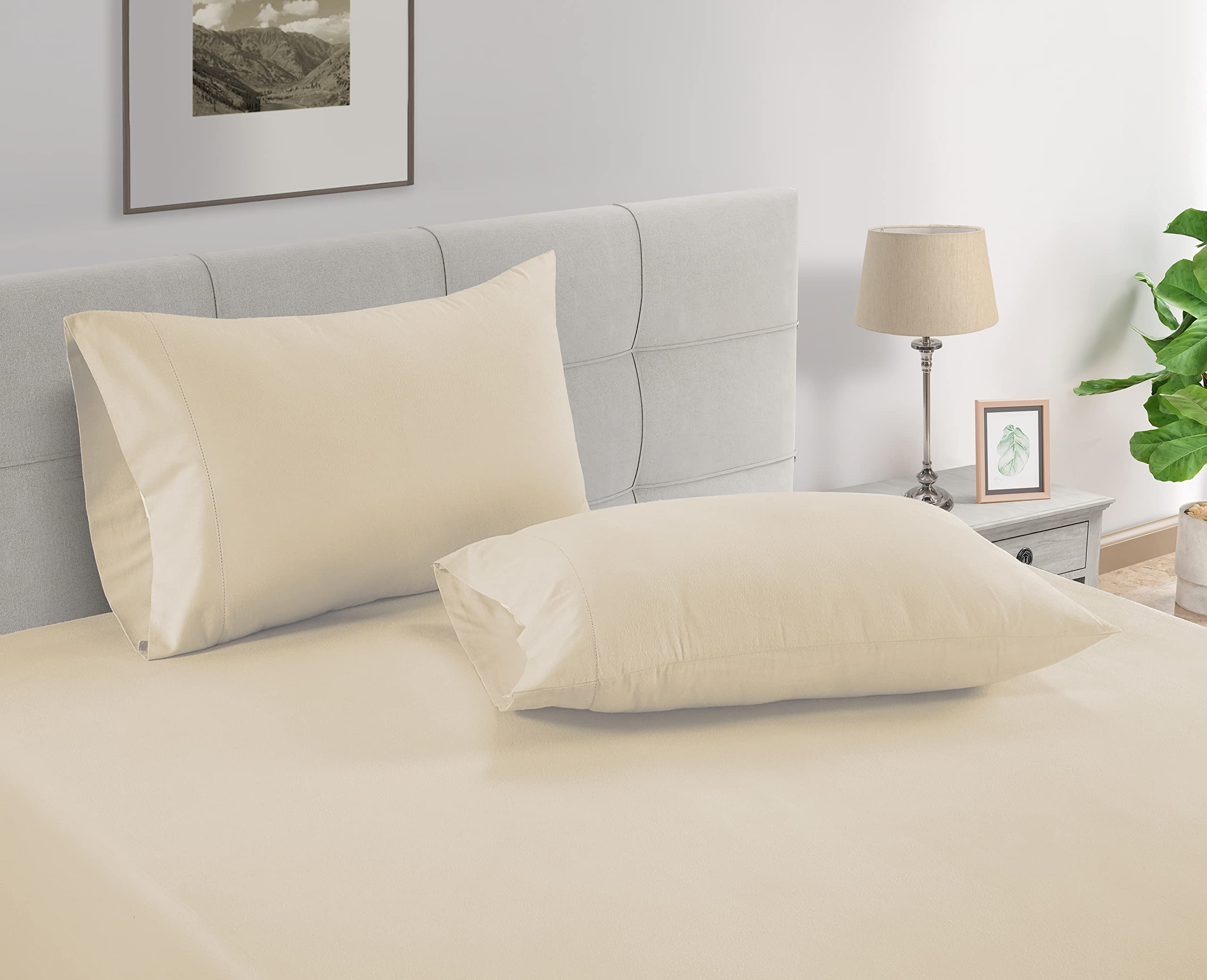 Foto 2 | Fundas De Almohada Lane Linen King, 100% Algodón Egipcio - Venta Internacional.