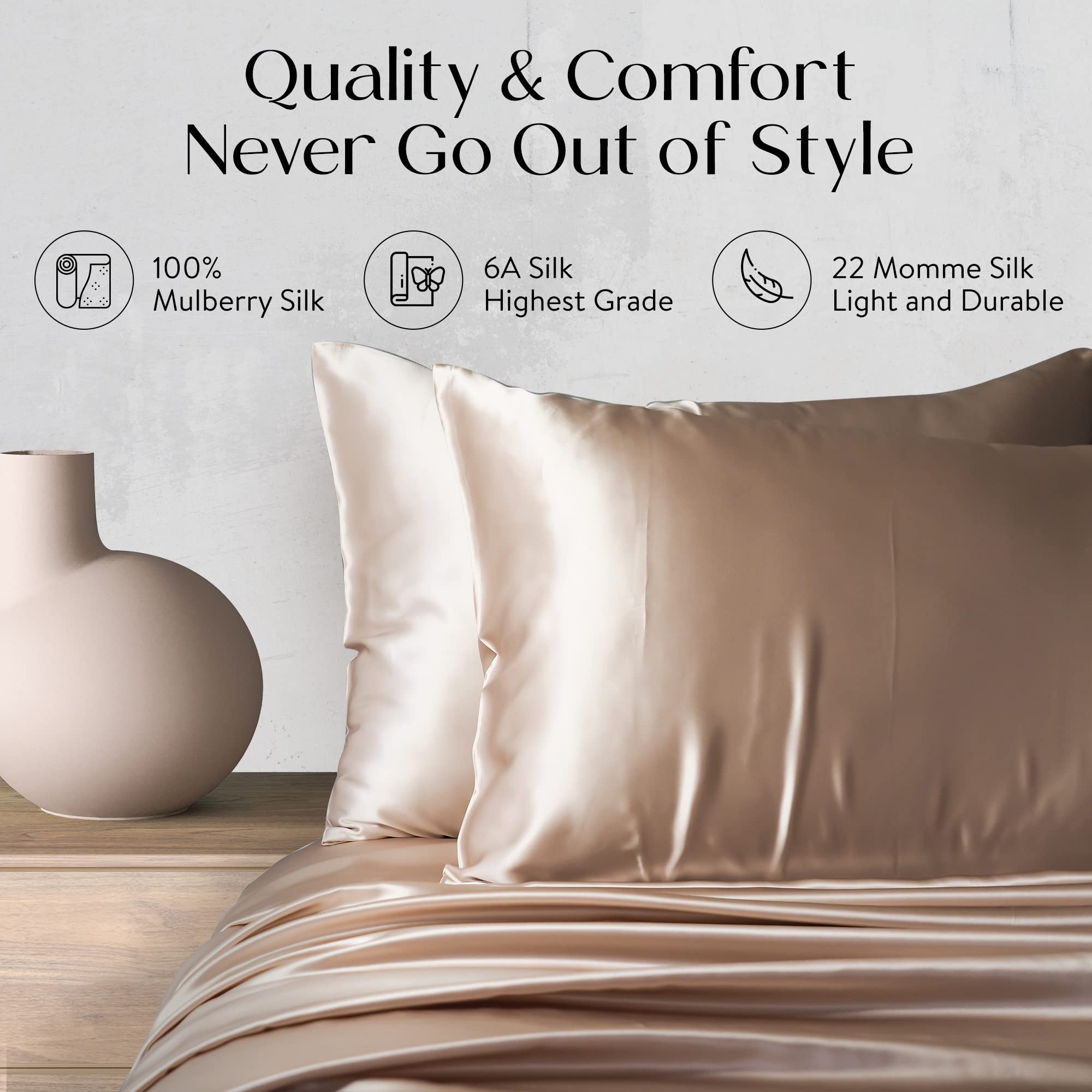 Foto 6 pulgar | Funda de Seda Colorado Home Co para Almohada-Venta Internacional