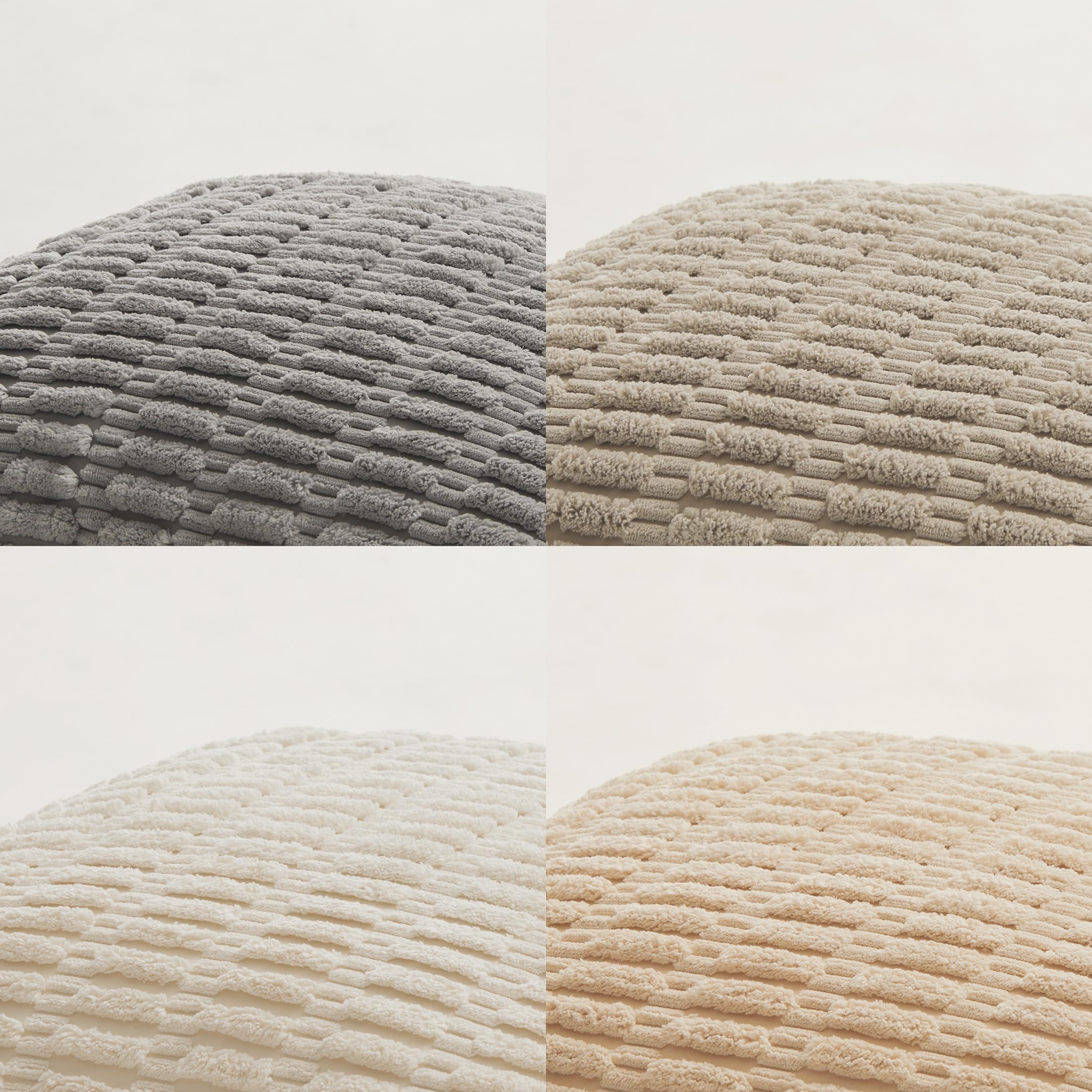 Foto 6 pulgar | Fundas De Cojín Fancy Homi De Pana A Rayas, 50 X 50 Cm, Paquete De 4 - Venta Internacional.