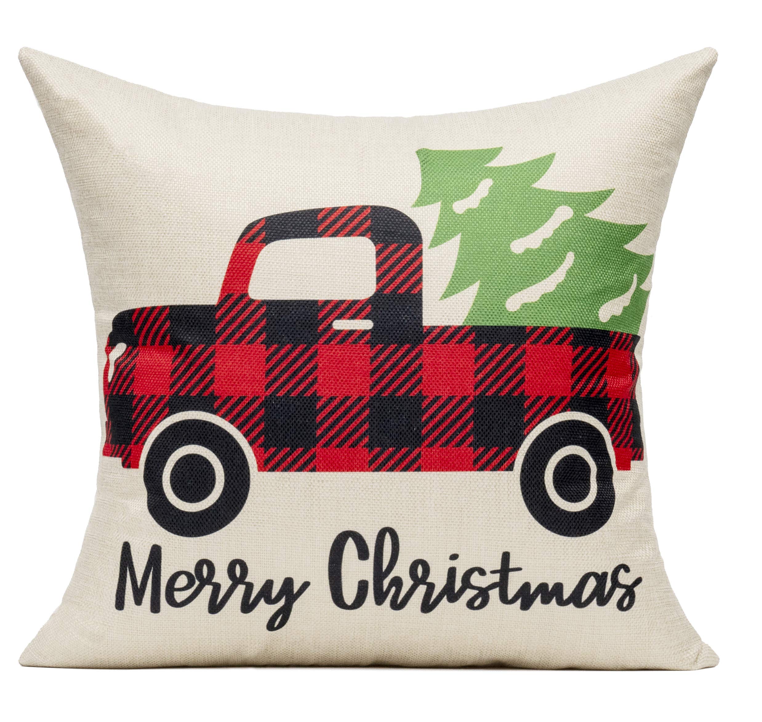 Foto 3 pulgar | Fundas De Almohada Vakado Christmas, 45 X 45 Cm, Juego De 4 Unidades Farmhouse - Venta Internacional.