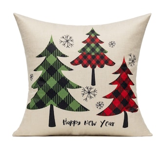 Foto 4 | Fundas De Almohada Vakado Christmas, 45 X 45 Cm, Juego De 4 Unidades Farmhouse - Venta Internacional.