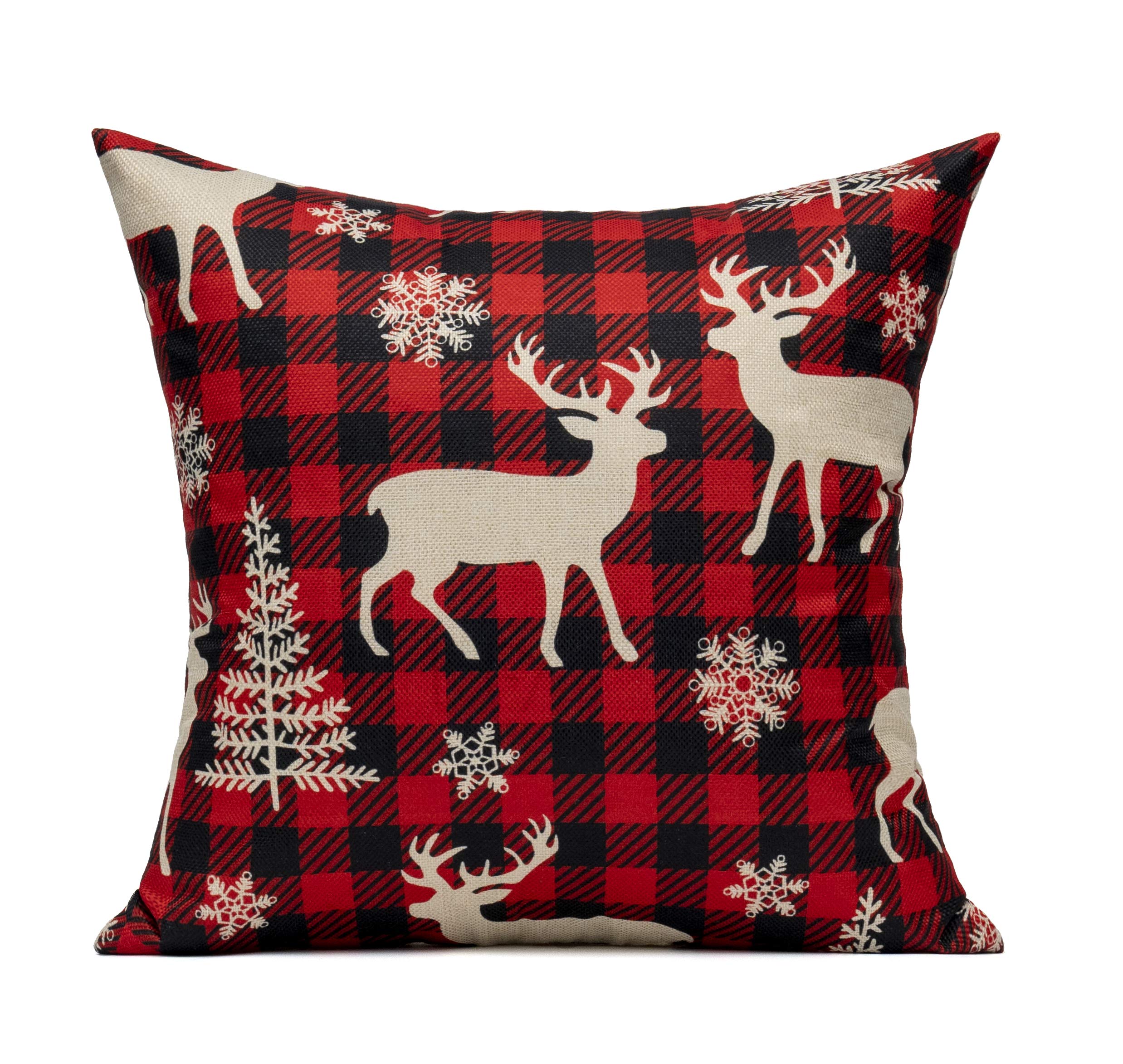 Foto 4 pulgar | Fundas De Almohada Vakado Christmas Outdoor Farmhouse, 40 X 40 Cm, Juego De 4 - Venta Internacional.