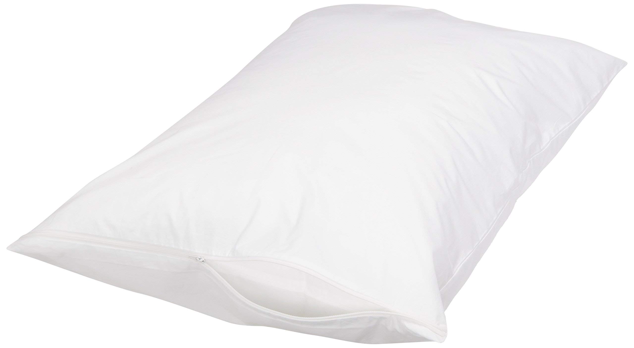 Protectores De Almohada Amazon Basics 100% Algodón Queen White - Venta Internacional.