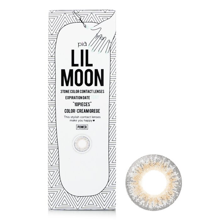 Lentes De Contacto De Color Lilmoon Cream Grege 1 Day 2.50 - Pia - Venta Internacional.
