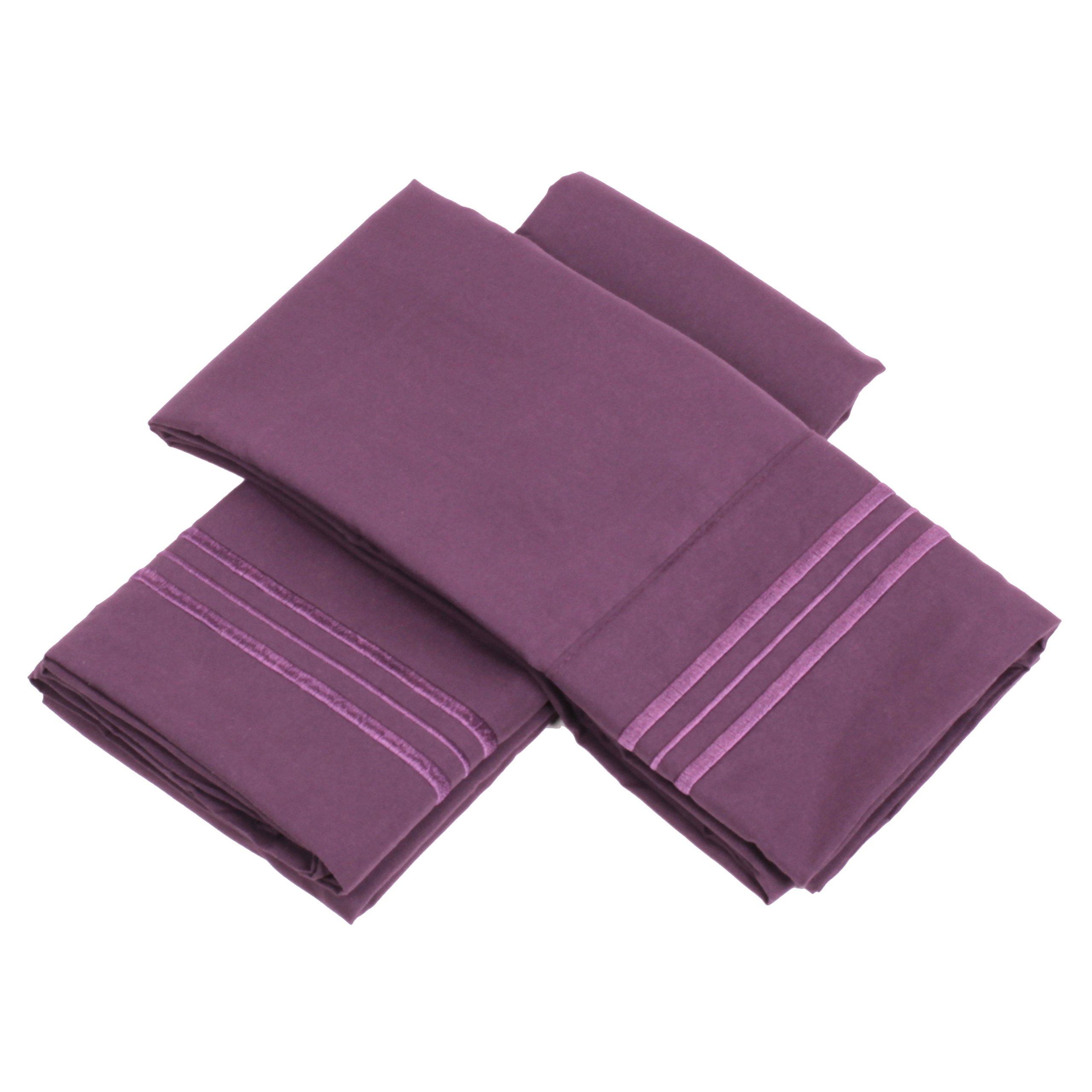 Funda De Almohada Sweet Home Collection 1500 Series King Purple - Venta Internacional.