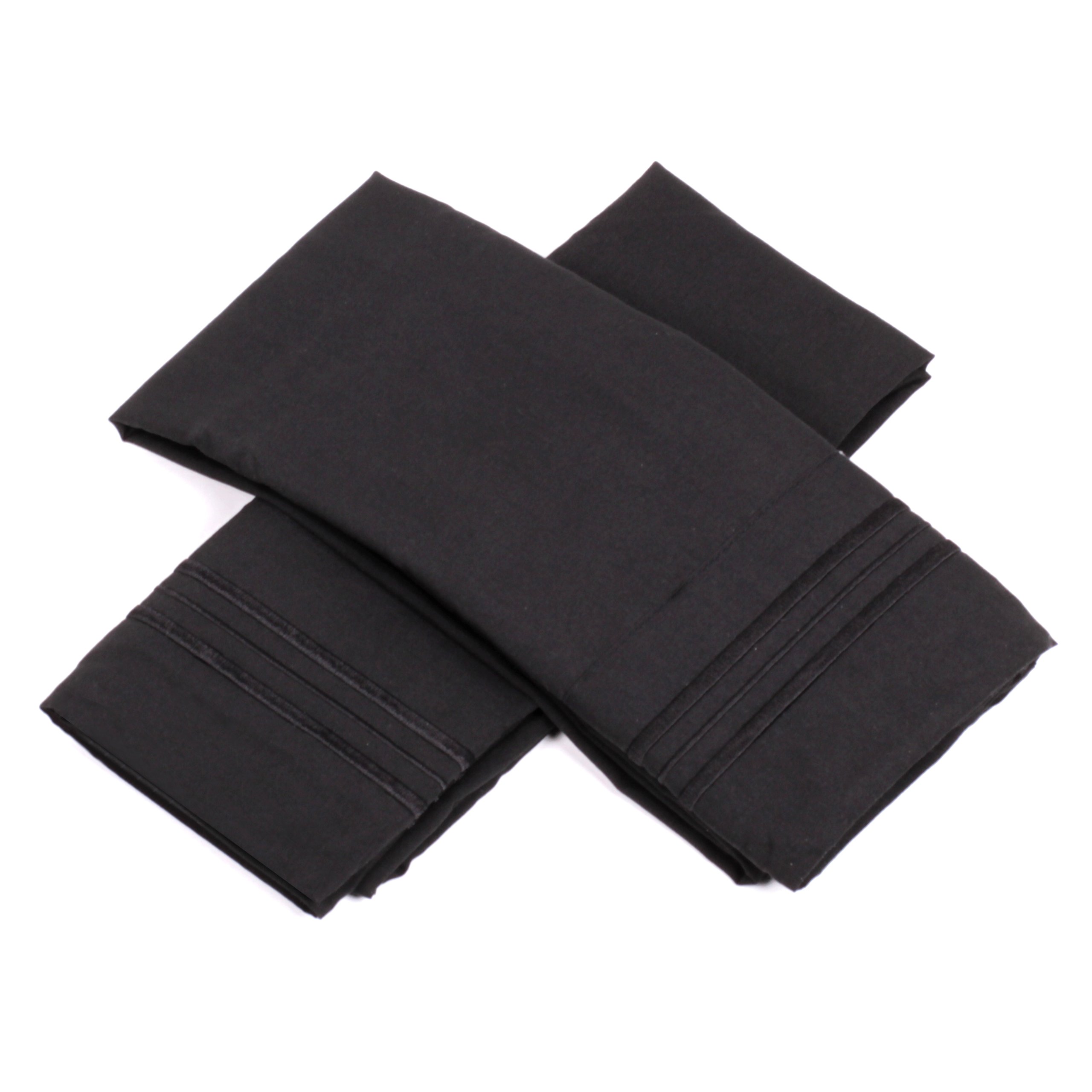 Funda De Almohada Sweet Home Collection 1500 Series Standard Negra - Venta Internacional.