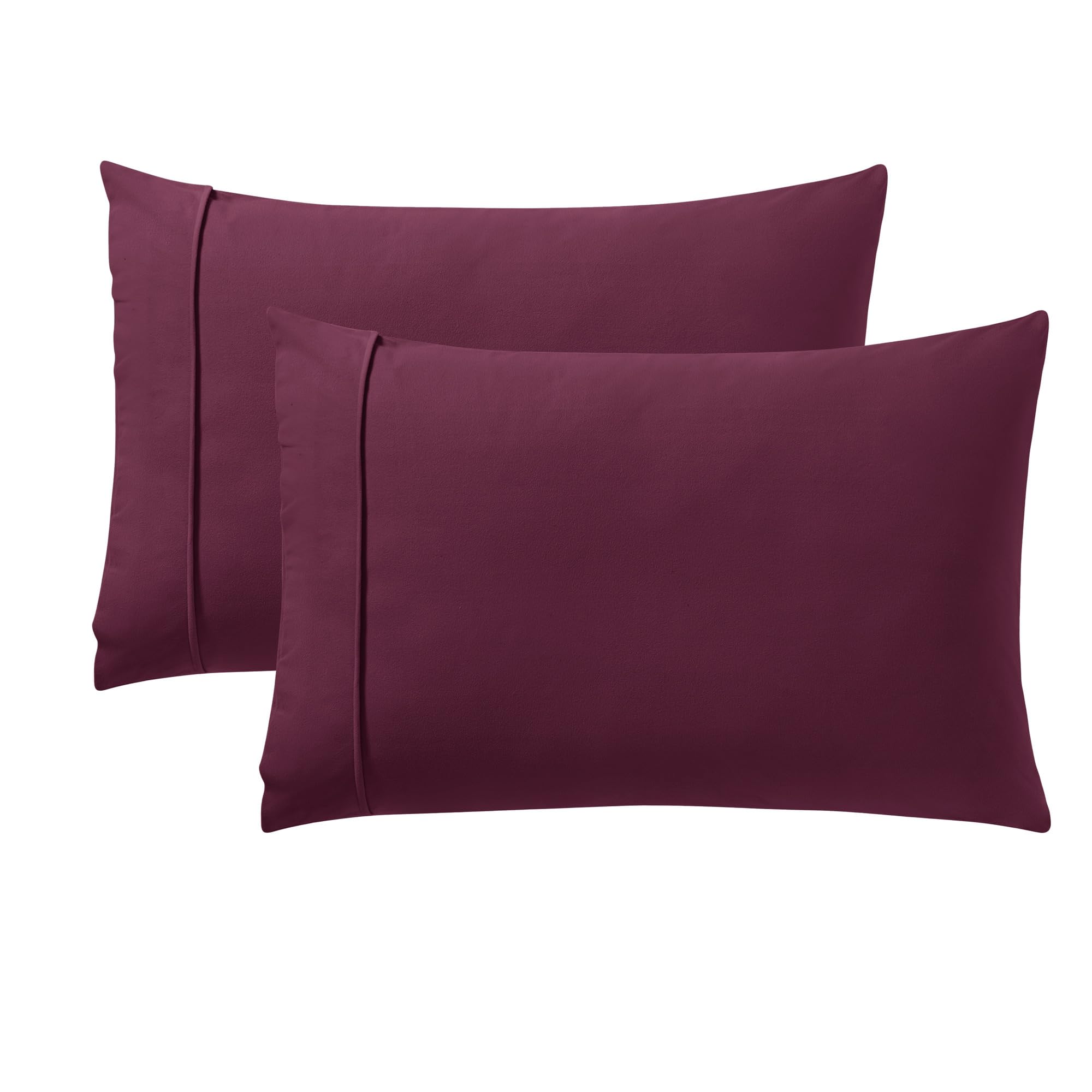 Foto 2 | Juego De Fundas De Almohada Sweet Home Collection, Franela Estándar, 2 Unidades - Venta Internacional.