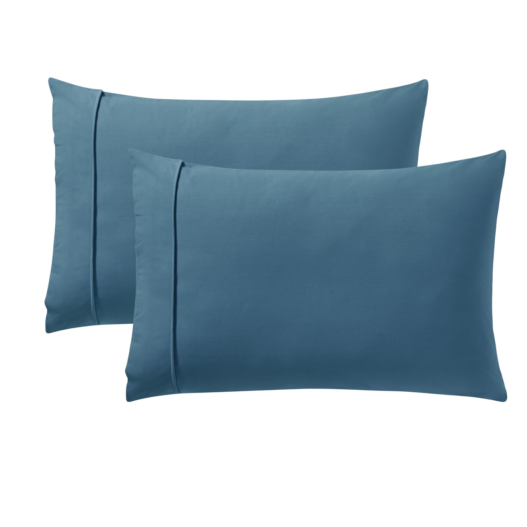 Foto 2 | Set De Fundas De Almohada Sweet Home Collection, Franela Estándar, Color Verde Azulado - Venta Internacional.