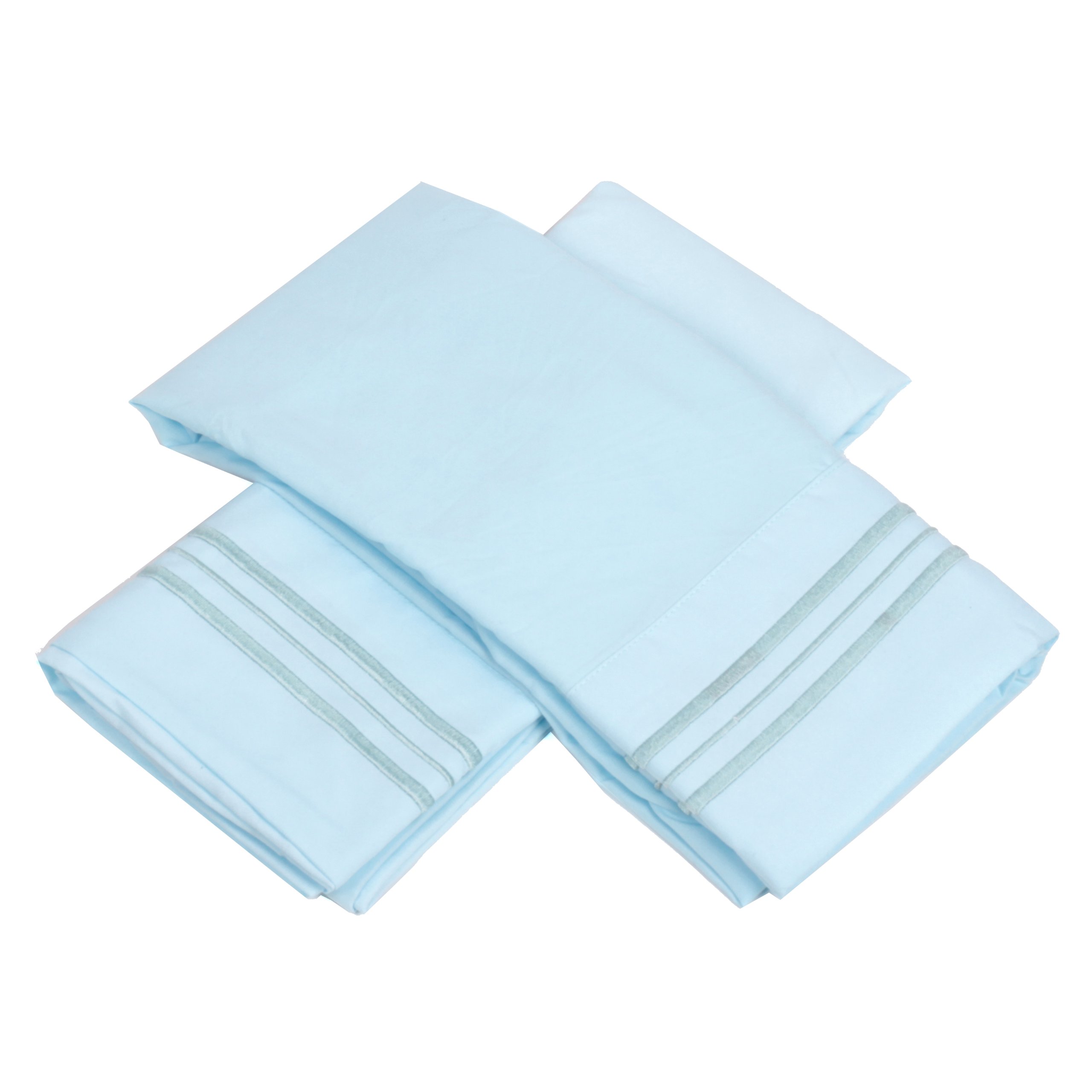 Funda De Almohada Sweet Home Collection 1500 Series Standard Aqua - Venta Internacional.