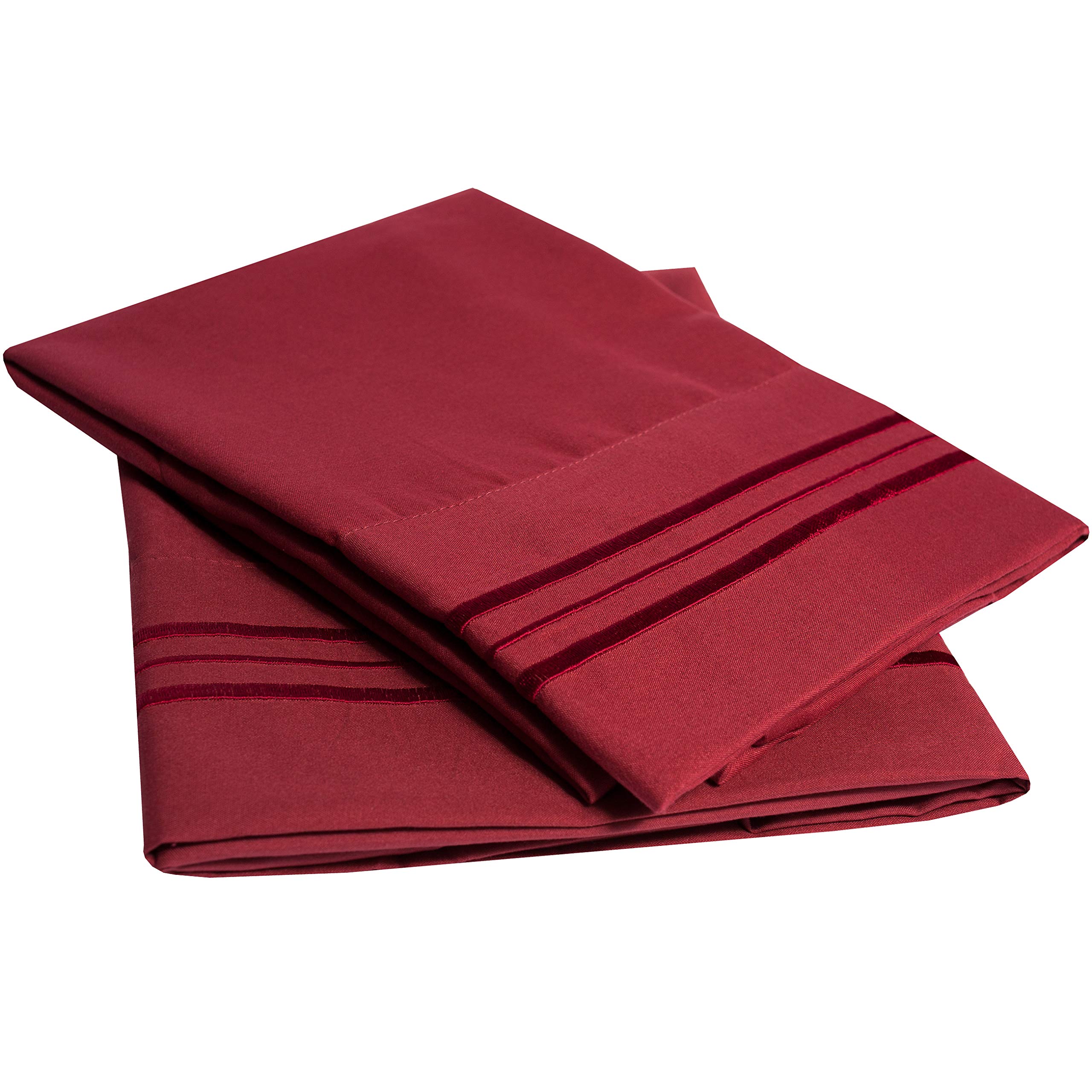 Set De Fundas De Almohada Sweet Home Collection 1800 Series De Microfibra - Venta Internacional.