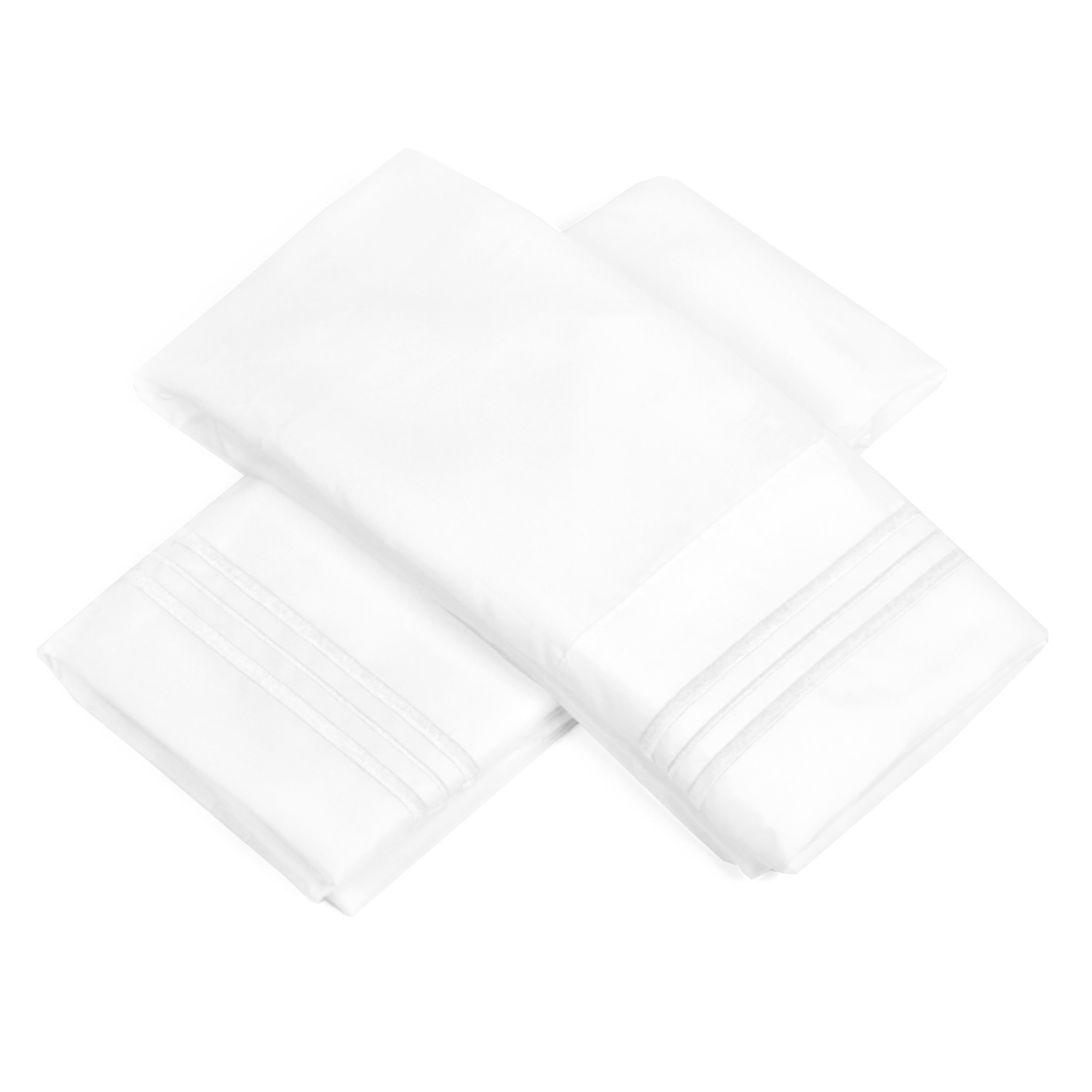 Funda De Almohada Sweet Home Collection 1500 Series King White - Venta Internacional.