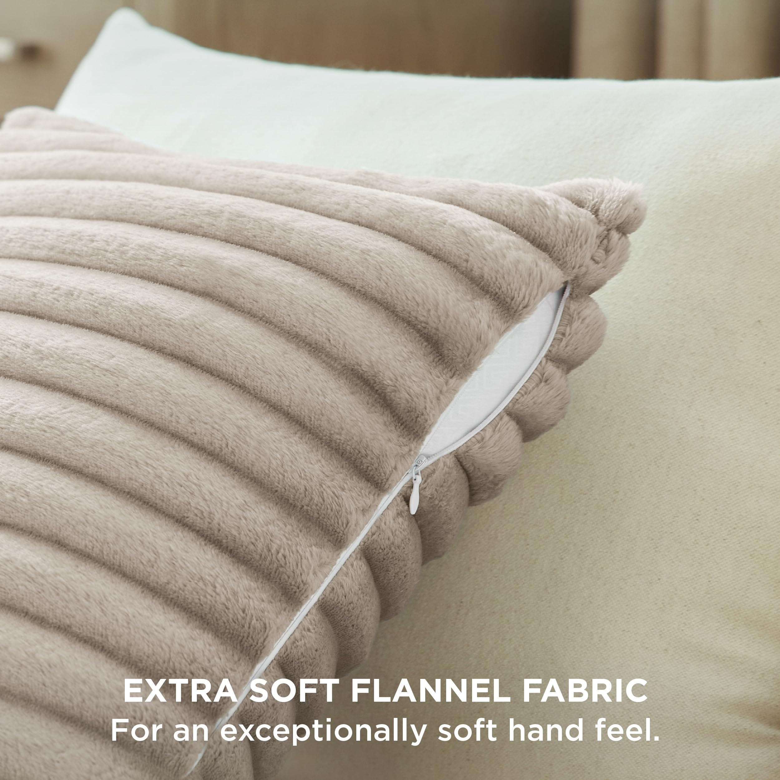 Foto 4 pulgar | Juego De 2 Fundas De Almohada De Lino De 45 X 45 Cm - Venta Internacional.