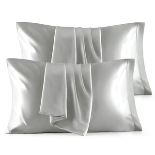 Foto 1 | Funda de Almohada Bedsure Satinada Para Cabello Y Piel Queen Silver Grey - Venta Internacional