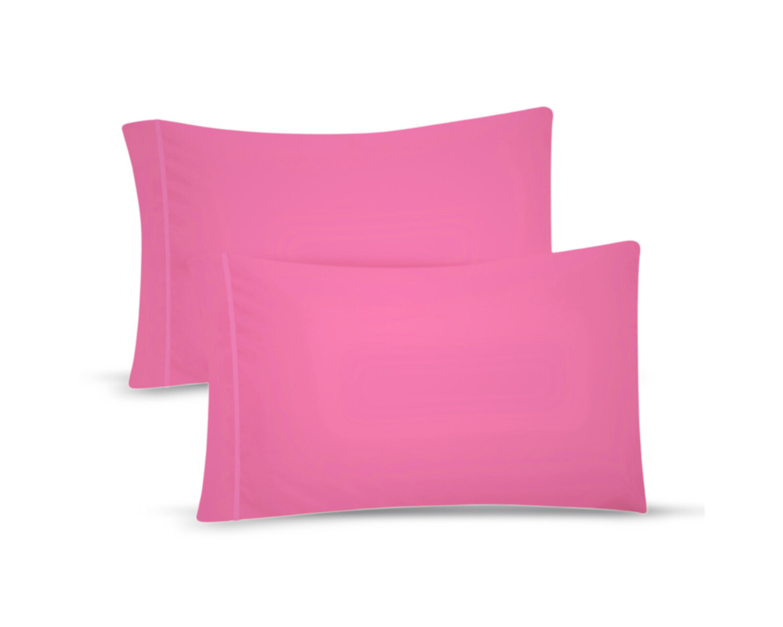 Par De Fundas De Almohada Rebeca Microfibra Koala Rosa Coral Estándar