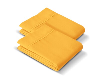 Foto 2 | Par De Fundas De Almohada Rebeca Microfibra Koala Amarillo Mango Estándar