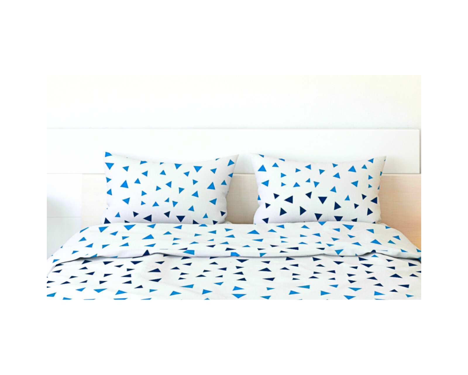 Foto 4 | Par De Fundas De Almohada Rebeca Microfibra Koala Estampada Pirámide Azul King Size