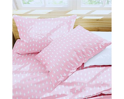 Foto 3 | Par De Fundas De Almohada Rebeca Microfibra Koala Estampada Gota Rosa Estándar