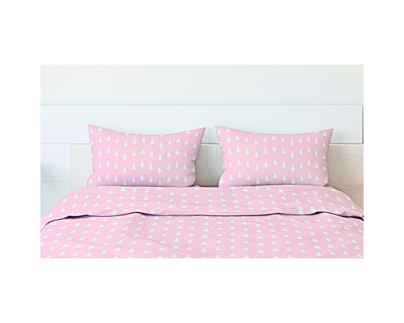 Foto 4 | Par De Fundas De Almohada Rebeca Microfibra Koala Estampada Gota Rosa Estándar