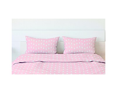 Foto 4 | Par De Fundas De Almohada Rebeca Microfibra Koala Estampada Gota Rosa Estándar
