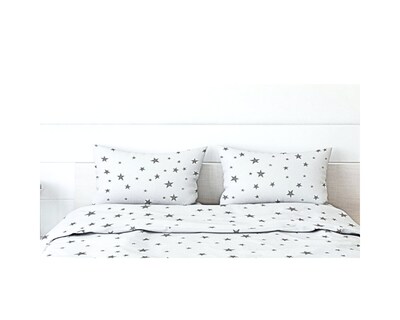Foto 4 | Par De Fundas De Almohada Rebeca Microfibra Koala Estampada Estrella Gris Estándar