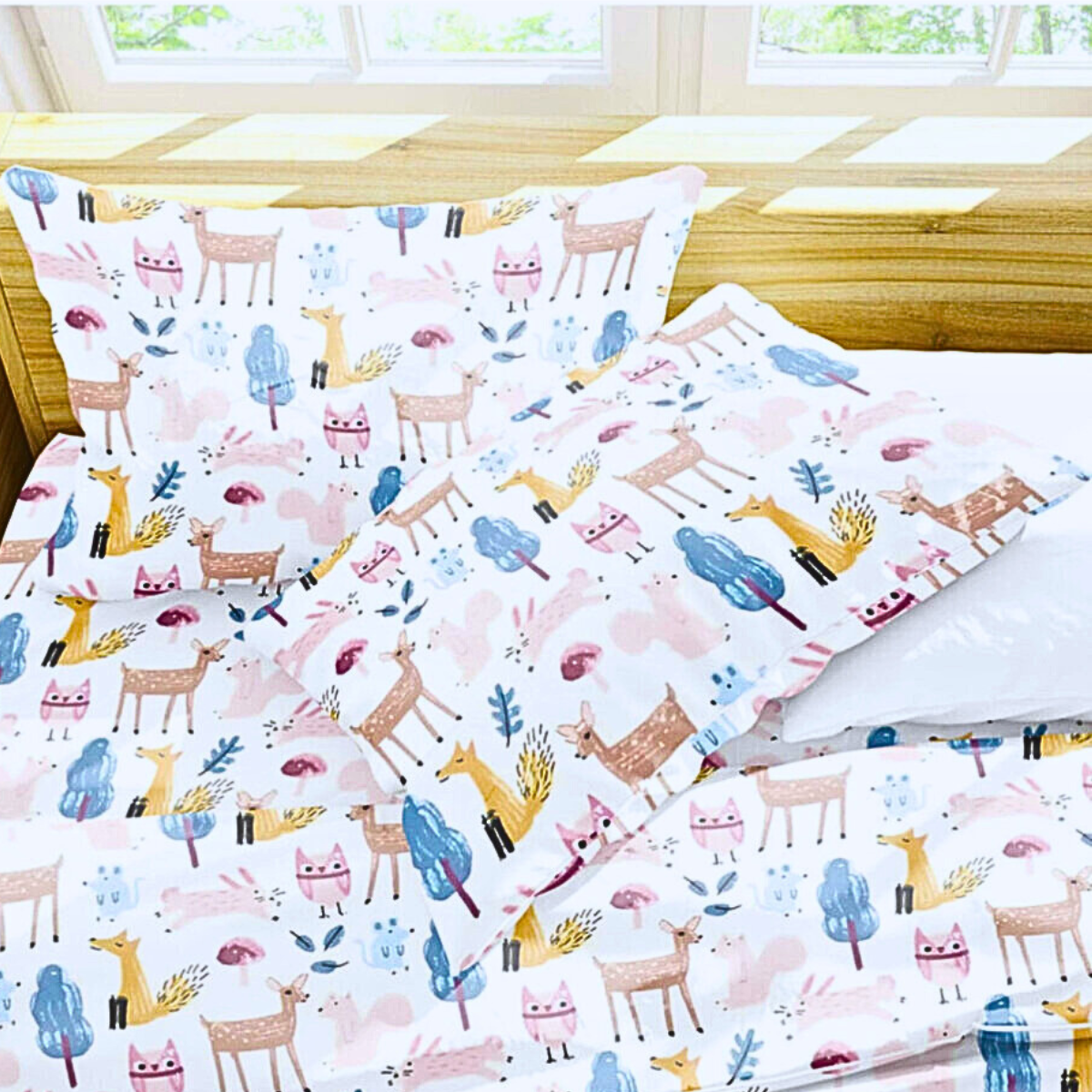 Foto 4 pulgar | Par De Fundas De Almohada Rebeca Microfibra Koala Estampada Fauna King Size