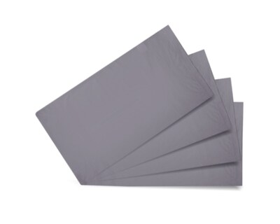 Foto 3 | 4 Fundas De Almohada Rebeca Algodón Percal 200 Gris Oxford Estándar