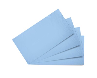 Foto 3 | 4 Fundas De Almohada Rebeca Algodón Percal 200 Cielo Estándar