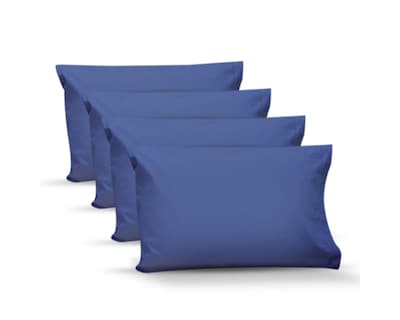 Foto 1 | 4 Fundas De Almohada Rebeca Algodón Percal 200 Francia Estándar
