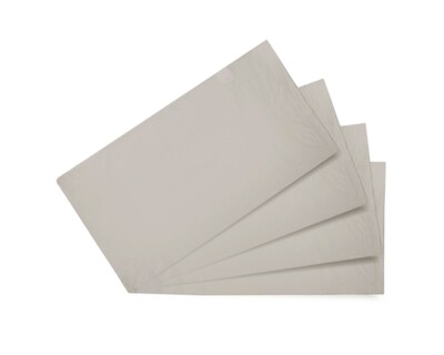 Foto 3 | 4 Fundas De Almohada Rebeca Algodón Percal 200 Gris Perla Estándar