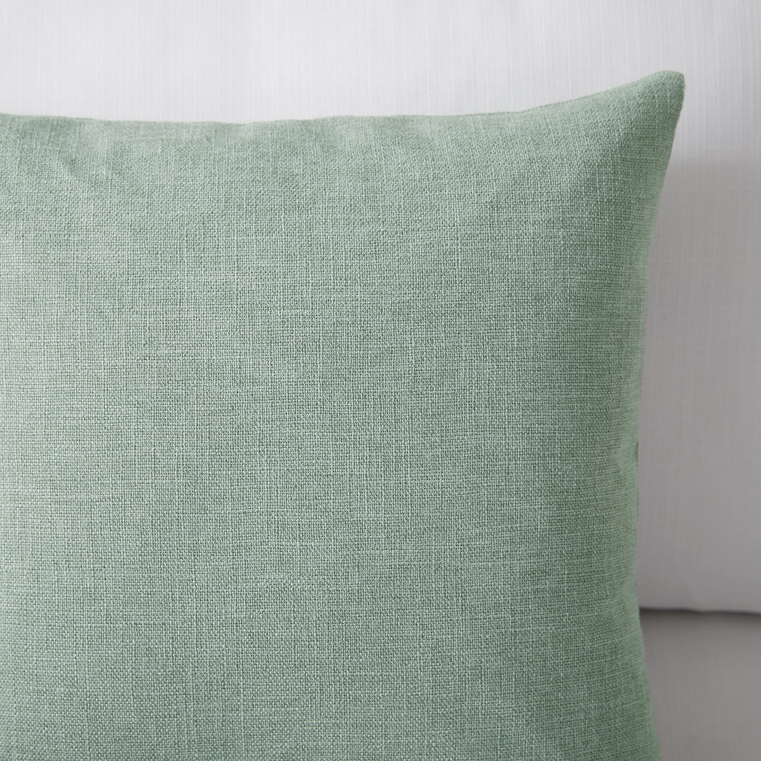 Foto 5 pulgar | Fundas de Almohada Meekio De Lino Verde Salvia