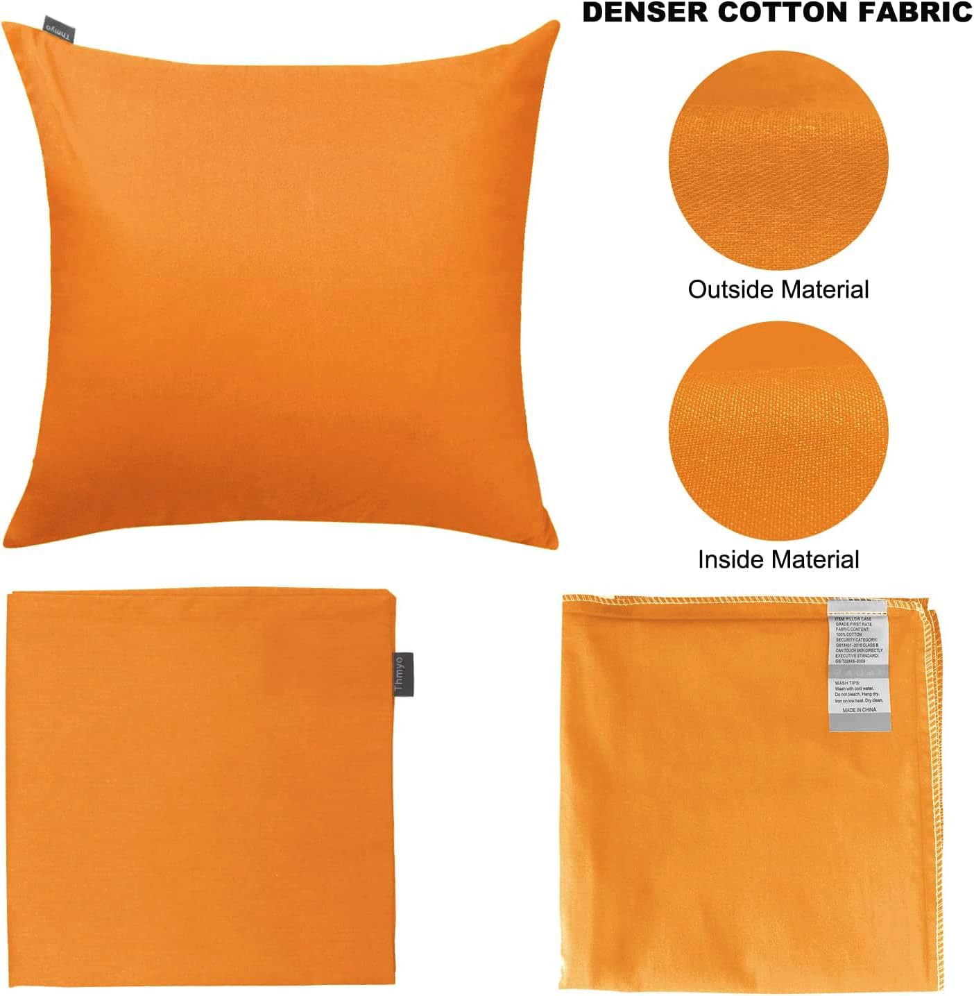 Foto 7 pulgar | Funda De Cojín Thmyo, 100% Algodón, 40 X 40 Cm, Paquete De 4 - Venta Internacional.