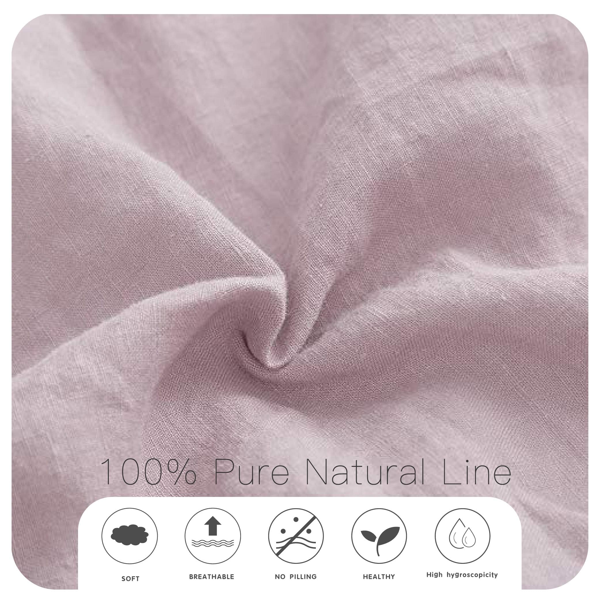 Foto 6 pulgar | Fundas Euro Sham Simple&opulence, 100% Lino, Con Volantes, 66 X 66 Cm - Venta Internacional.