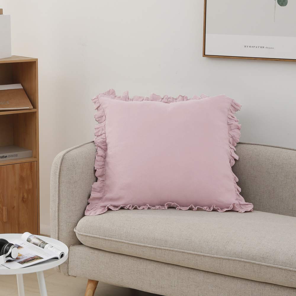 Foto 6 | Fundas Euro Sham Simple&opulence, 100% Lino, Con Volantes, 66 X 66 Cm - Venta Internacional.