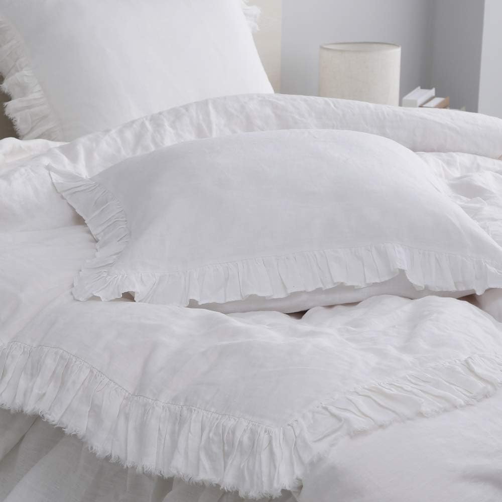 Foto 6 pulgar | Fundas De Almohada Simple&opulence, 100% Lino, 66 Cm X 66 Cm - Venta Internacional.