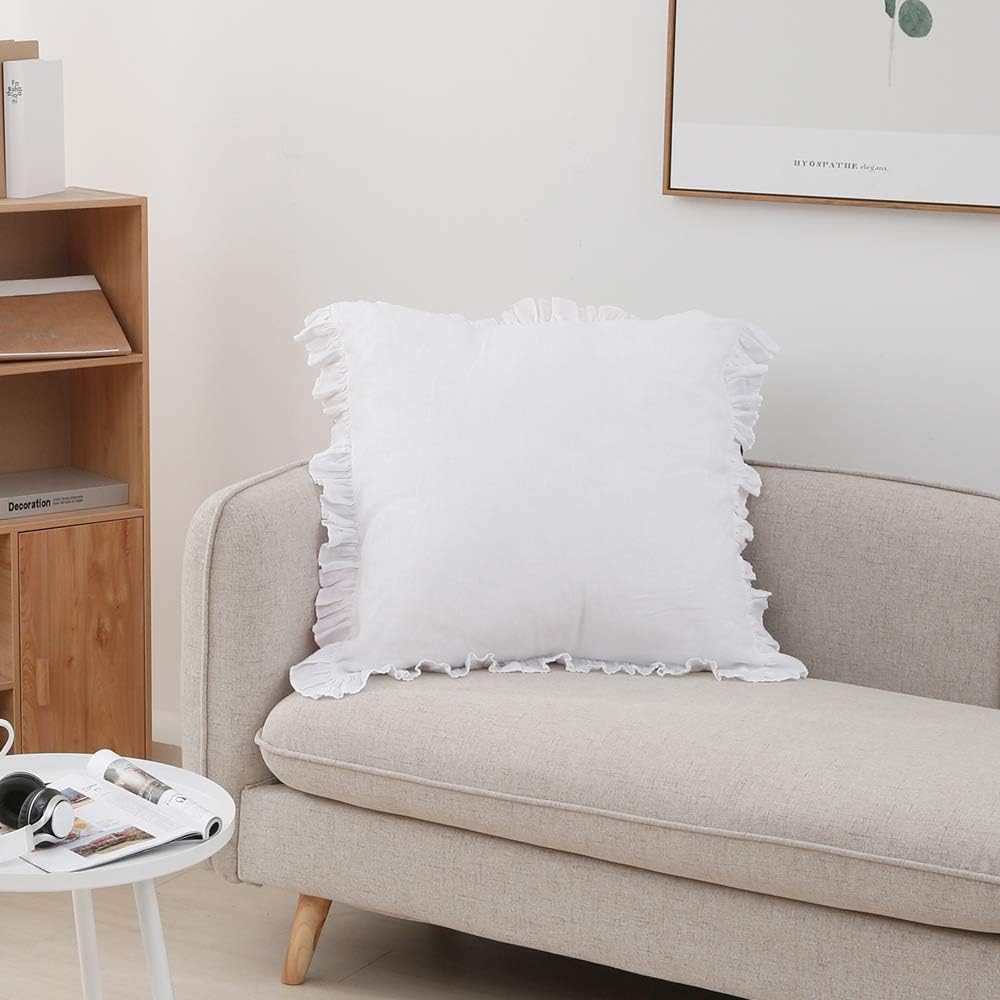 Foto 6 | Fundas De Almohada Simple&opulence, 100% Lino, 66 Cm X 66 Cm - Venta Internacional.