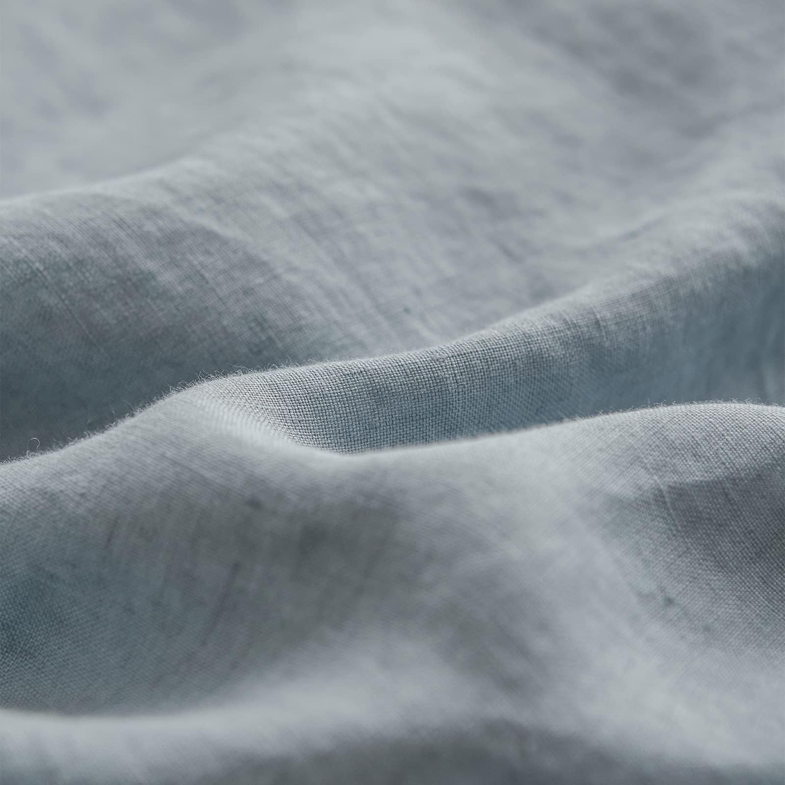 Foto 7 | Fundas Euro Sham Simple&opulence, 100% Lino, 66 X 66 Cm, Color Azul Empolvado - Venta Internacional.