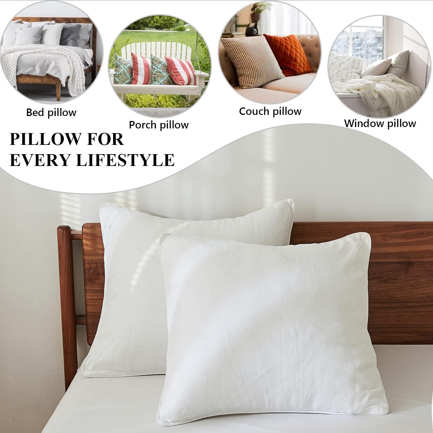 Foto 6 pulgar | Euro Shams Simple&opulence, 100% Lino, Con Ribete Blanco, 66 X 66 Cm - Venta Internacional.