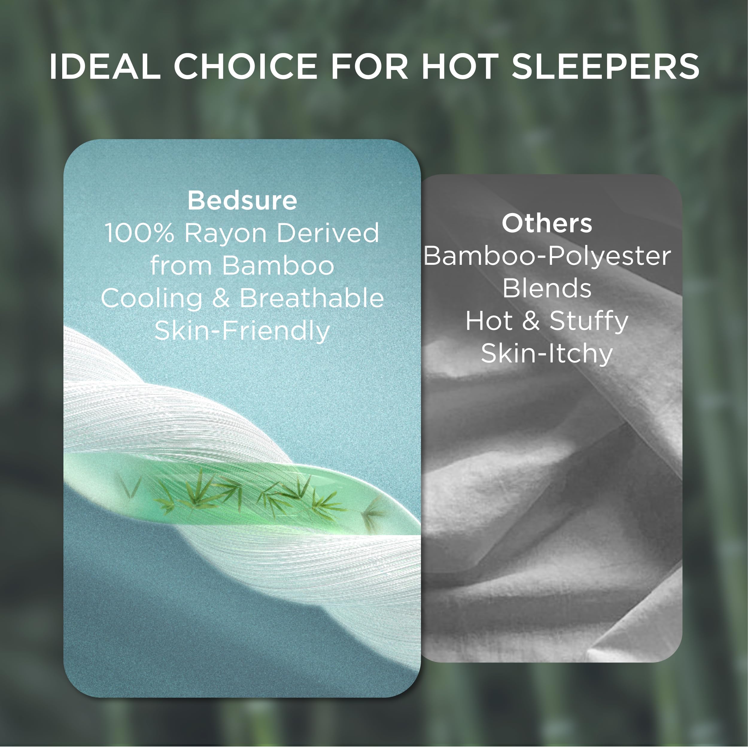 Foto 3 pulgar | Juego De 2 Fundas De Almohada Bedsure Cooling, Tamaño Estándar, Color Blanco - Venta Internacional.