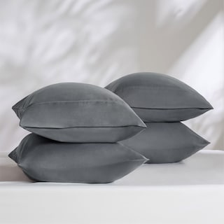 Foto 5 | Fundas para Almohada Bedsure Gris 4 Piezas-Venta Internacional