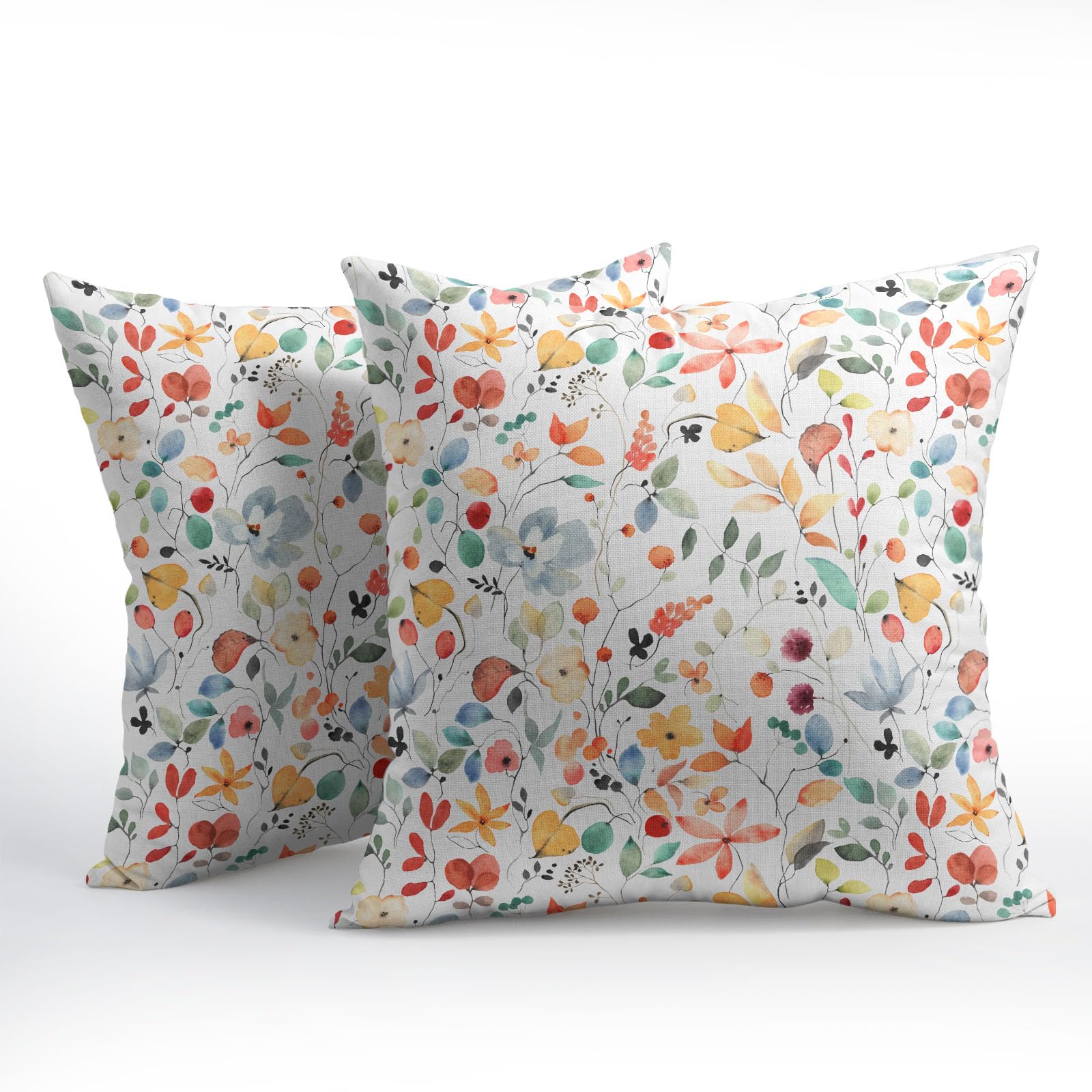 Foto 3 pulgar | Funda De Almohada Sweetshow Para Primavera Y Verano, Diseño Floral, 45 X 45 Cm, Juego De 2 - Venta Internacional.
