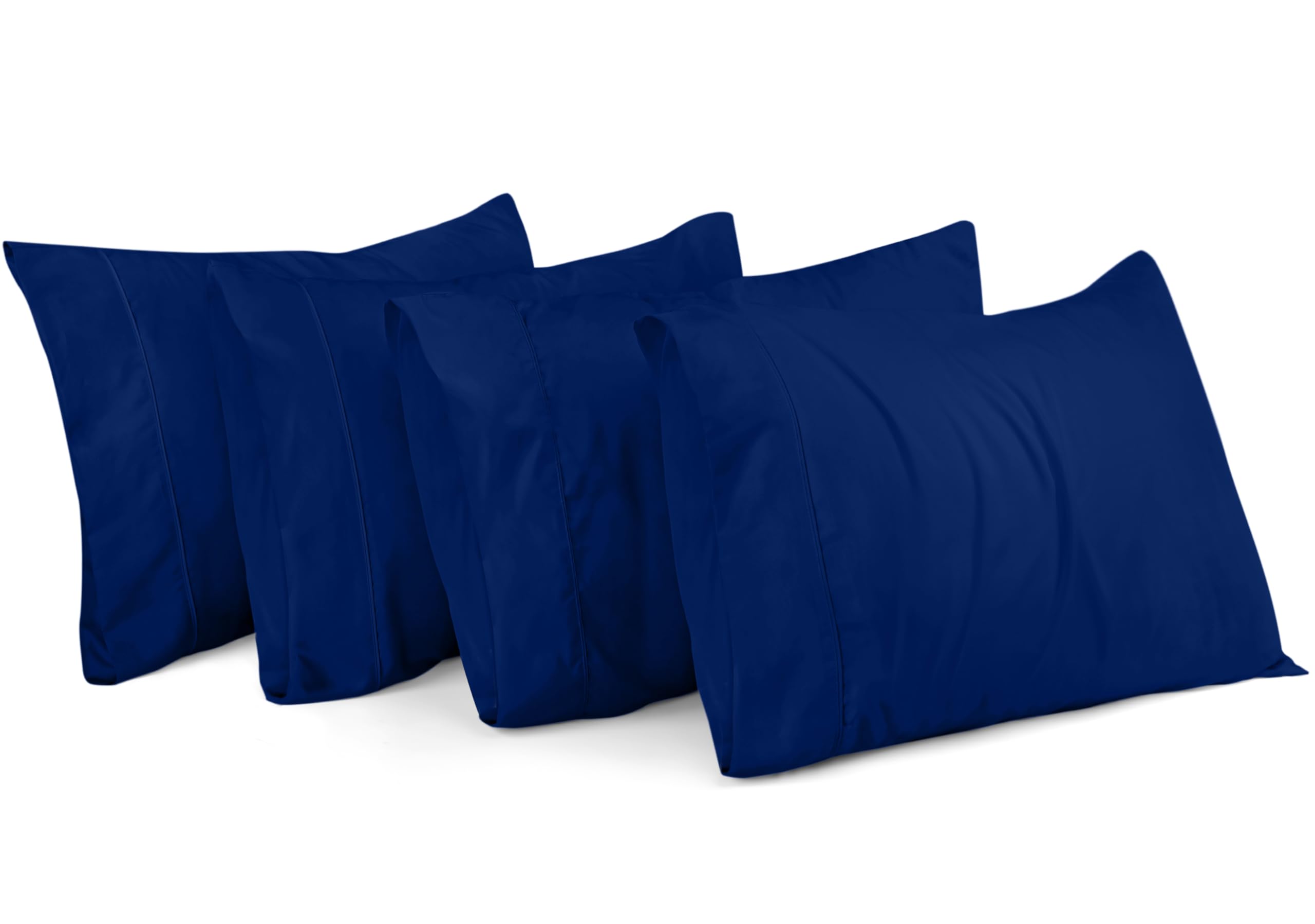 Funda De Almohada Utopia Bedding, Tamaño Estándar, 20 X 26 Cm, Paquete De 4 - Venta Internacional.