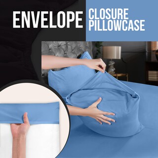 Foto 3 | Fundas De Almohada Utopia Bedding Queen, Paquete De 2 Unidades, Microfibra Suave - Venta Internacional.