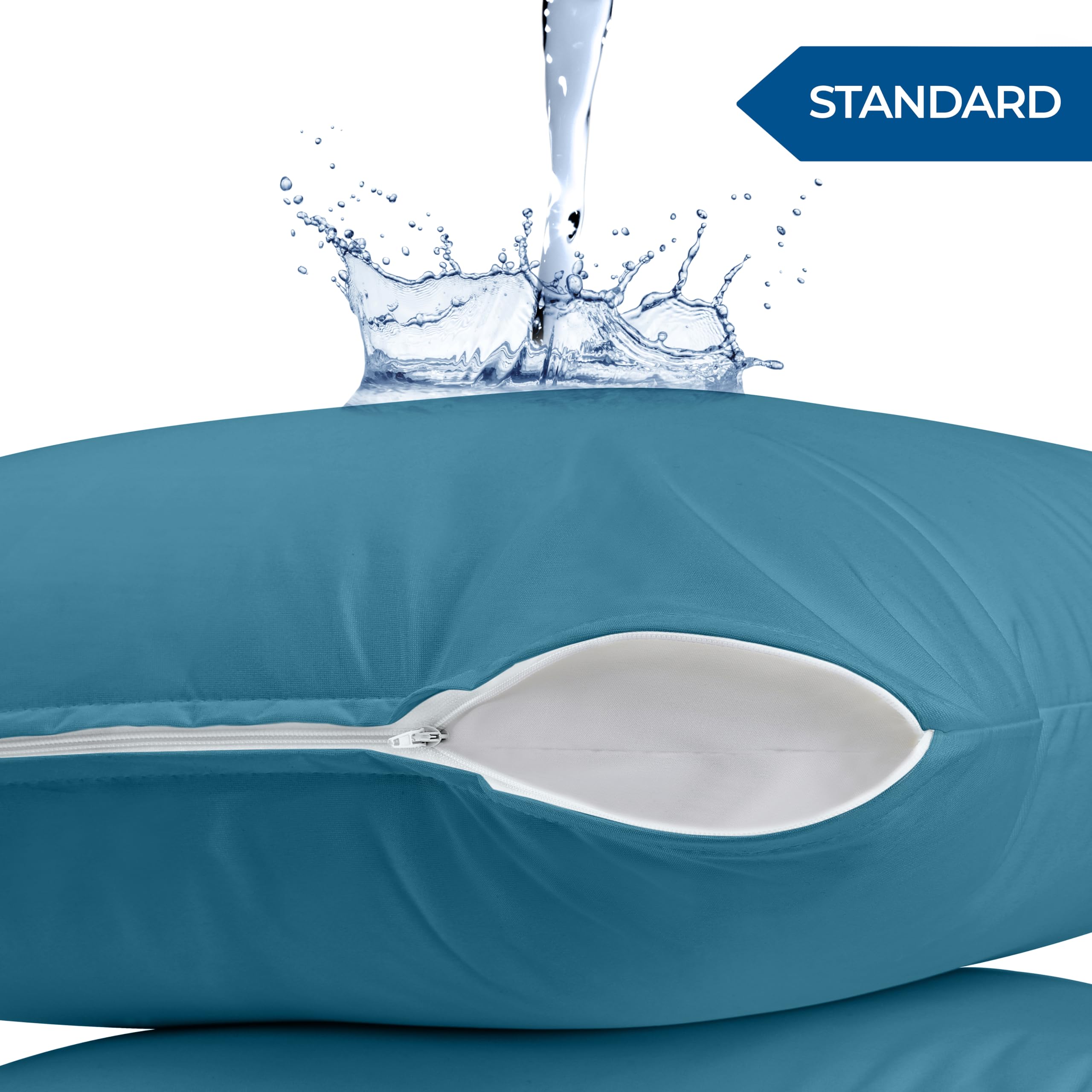 Foto 2 | Protectores De Almohada Utopia Bedding Impermeables (paquete De 2) Estándar - Venta Internacional.