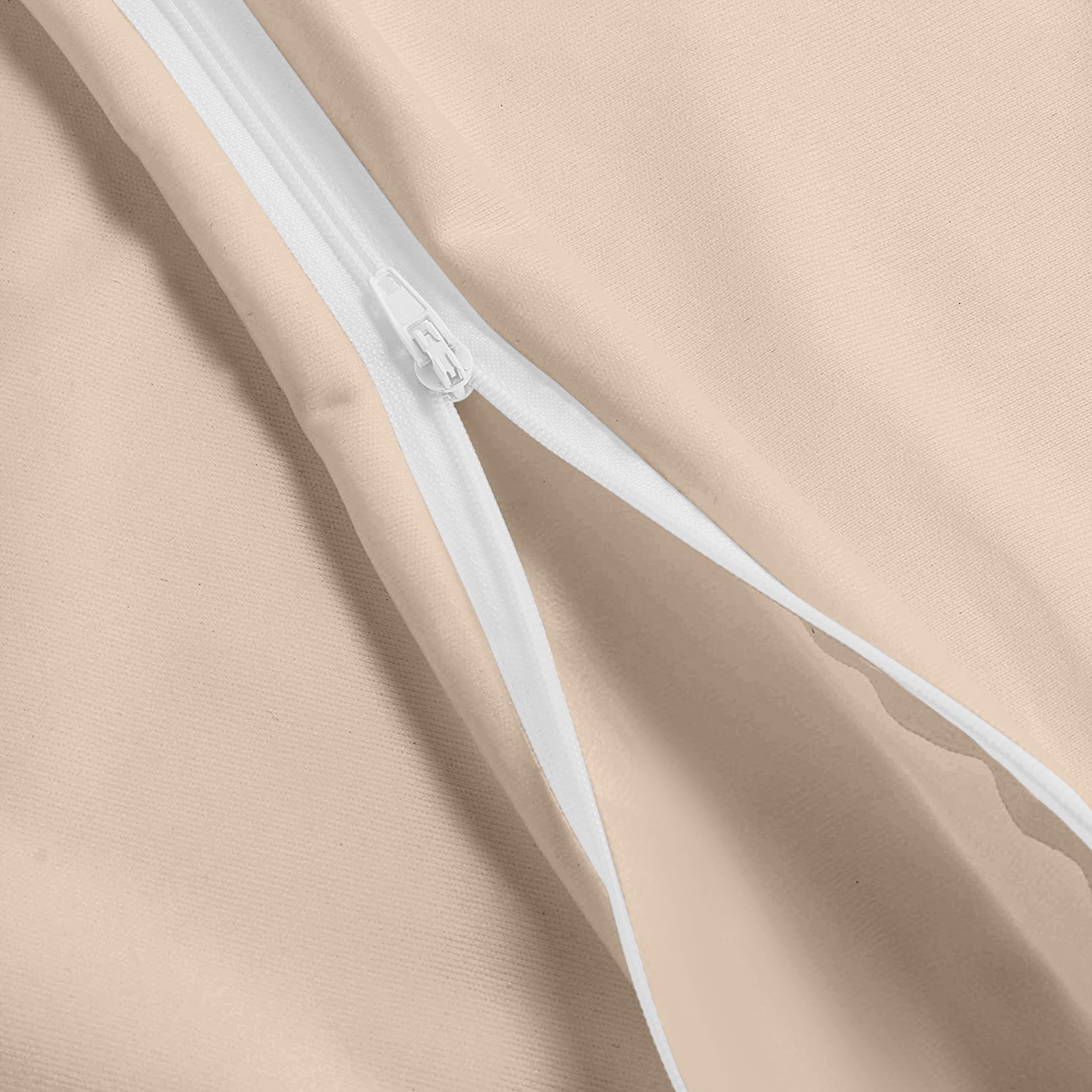 Foto 4 | Protectores De Almohada Utopia Bedding Impermeables (paquete De 2), Color Beige - Venta Internacional.