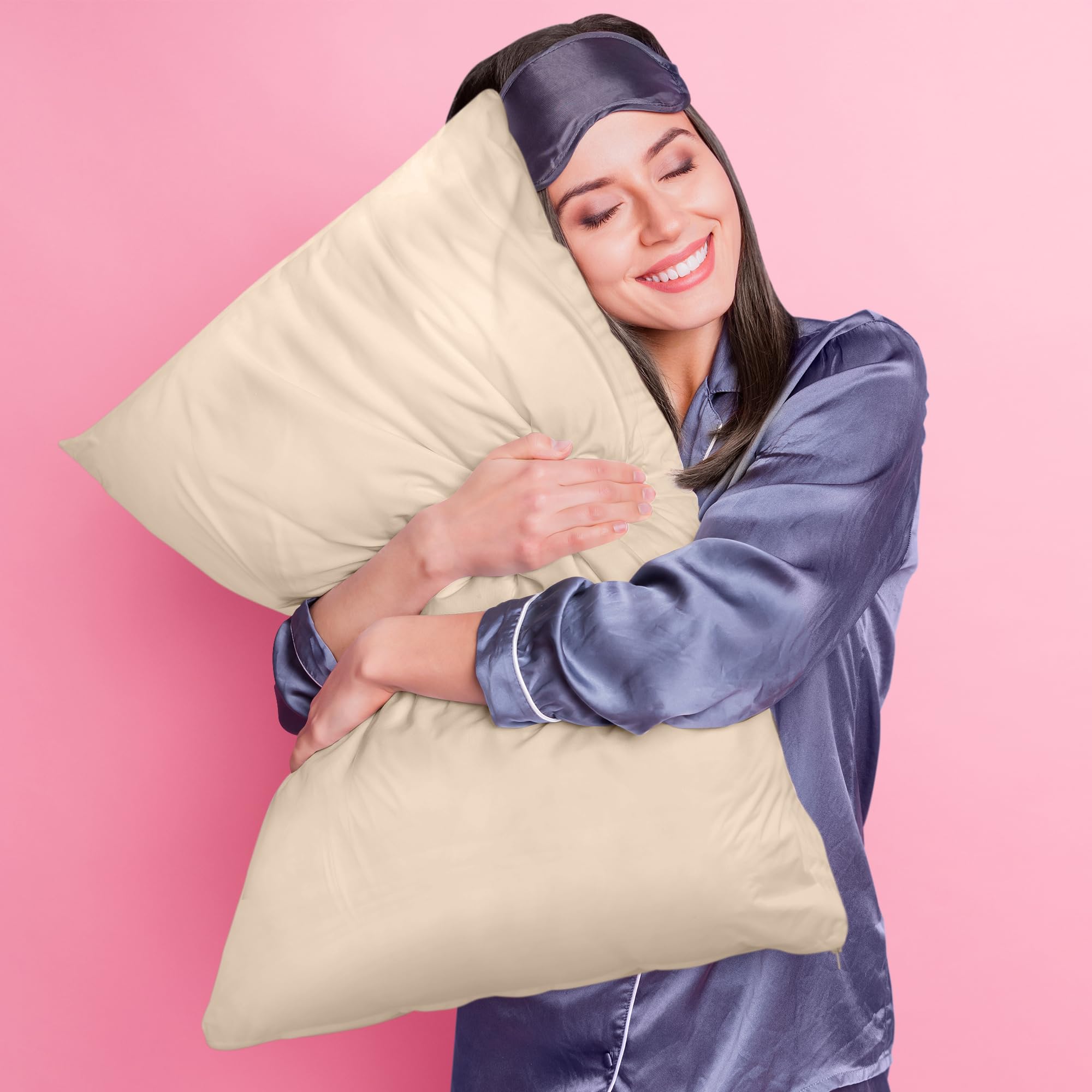 Foto 7 pulgar | Protectores De Almohada Utopia Bedding Impermeables (paquete De 2), Color Beige - Venta Internacional.
