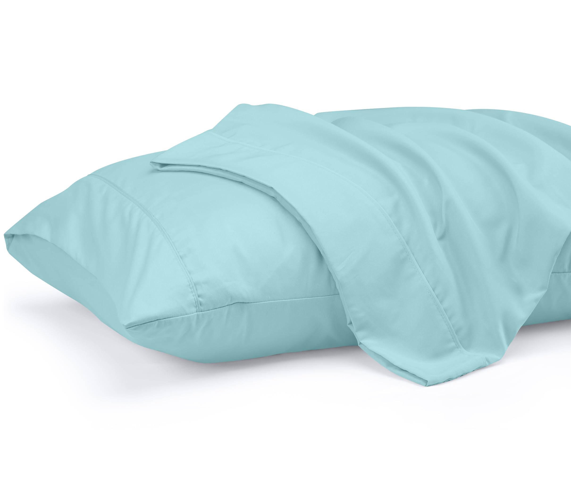 Fundas De Almohada Utopia Bedding Standard, 20 X 26 Cm, Paquete De 2 Unidades, Color Azul Spa - Venta Internacional.